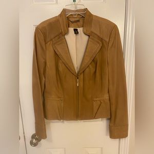 WHBM Leather Jacket